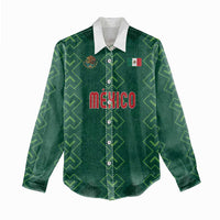 Custom Mexico Football Women Casual Shirt Go Champions Mexico