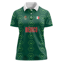 Custom Mexico Football Women Polo Shirt Go Champions Mexico