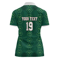 Custom Mexico Football Women Polo Shirt Go Champions Mexico