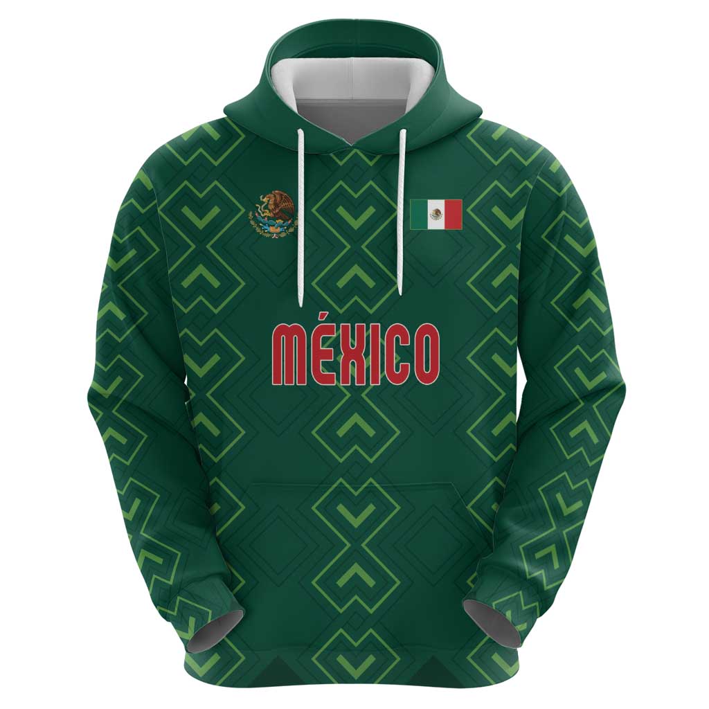Custom Mexico Football Zip Hoodie Go Champions Mexico