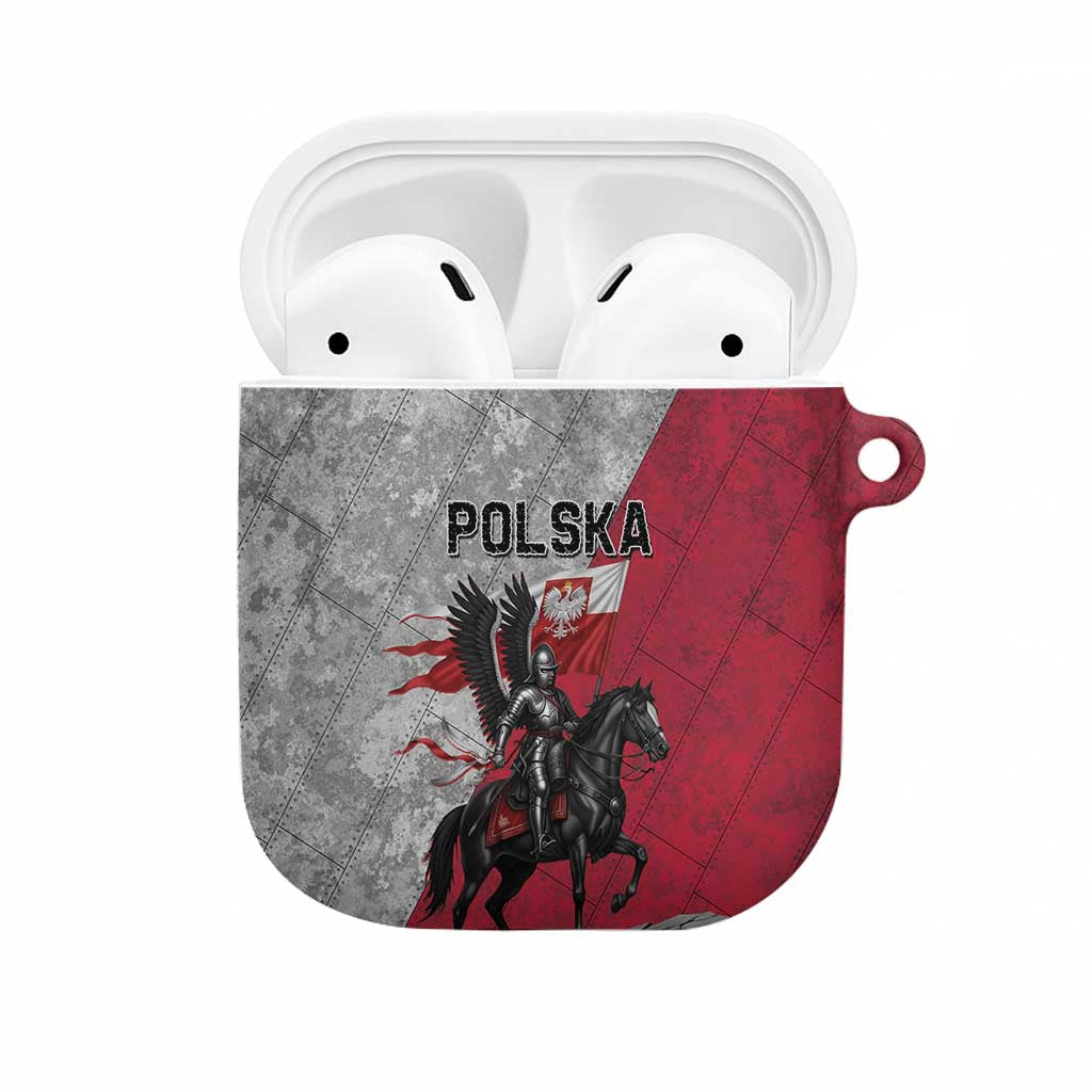 Poland Winged Hussar Warrior AirPods Case Polska Flag Armor Spirit