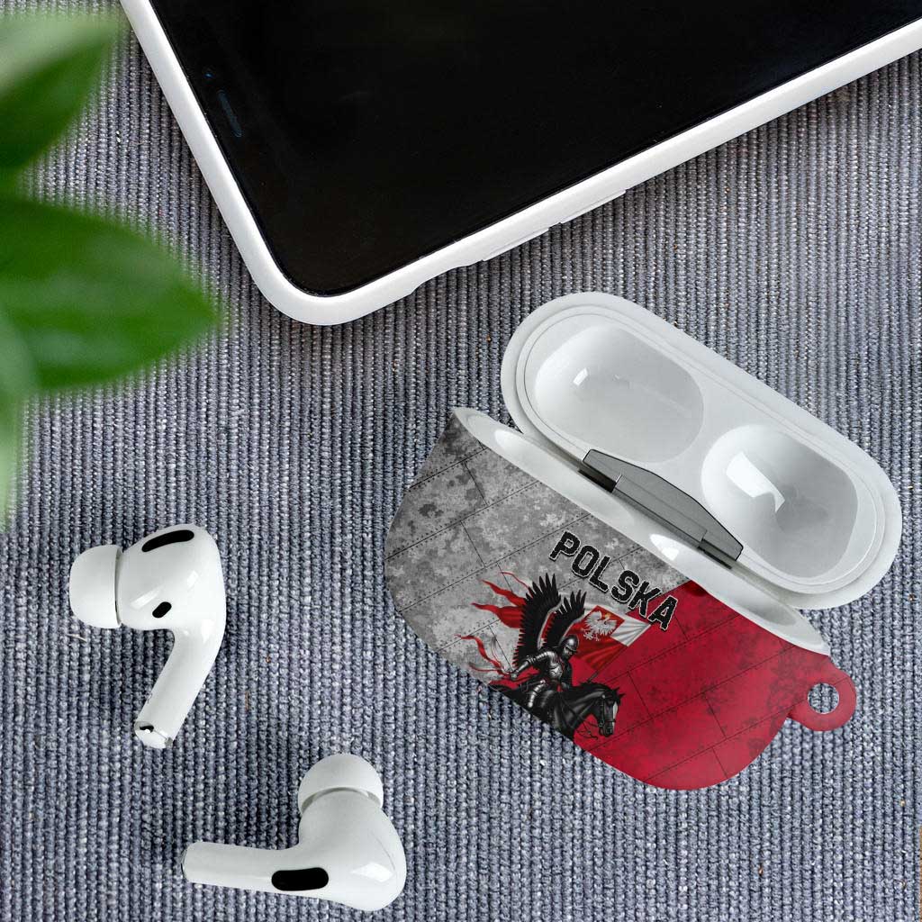 Poland Winged Hussar Warrior AirPods Case Polska Flag Armor Spirit