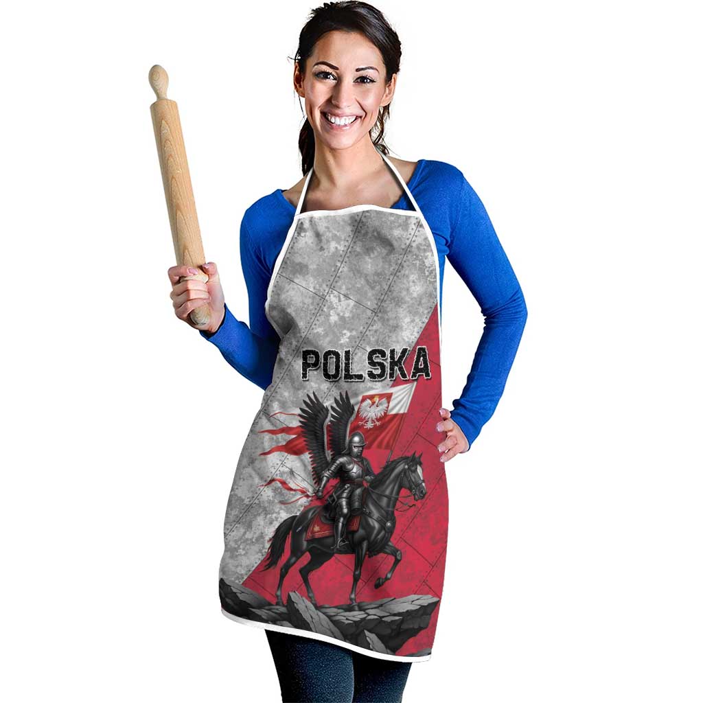 Poland Winged Hussar Warrior Apron Polska Flag Armor Spirit