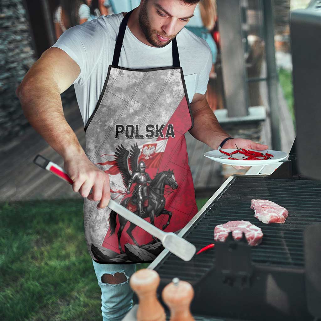 Poland Winged Hussar Warrior Apron Polska Flag Armor Spirit