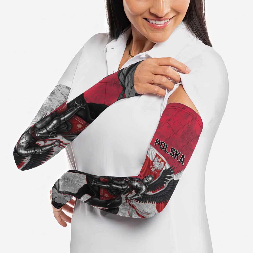Poland Winged Hussar Warrior Arm Sleeves Polska Flag Armor Spirit