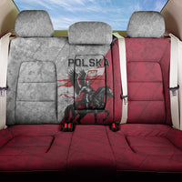 Poland Winged Hussar Warrior Back Car Seat Cover Polska Flag Armor Spirit