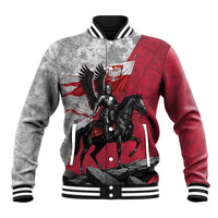 Poland Winged Hussar Warrior Baseball Jacket Polska Flag Armor Spirit