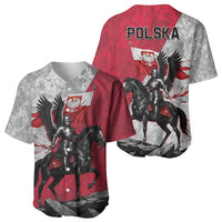 Poland Winged Hussar Warrior Baseball Jersey Polska Flag Armor Spirit