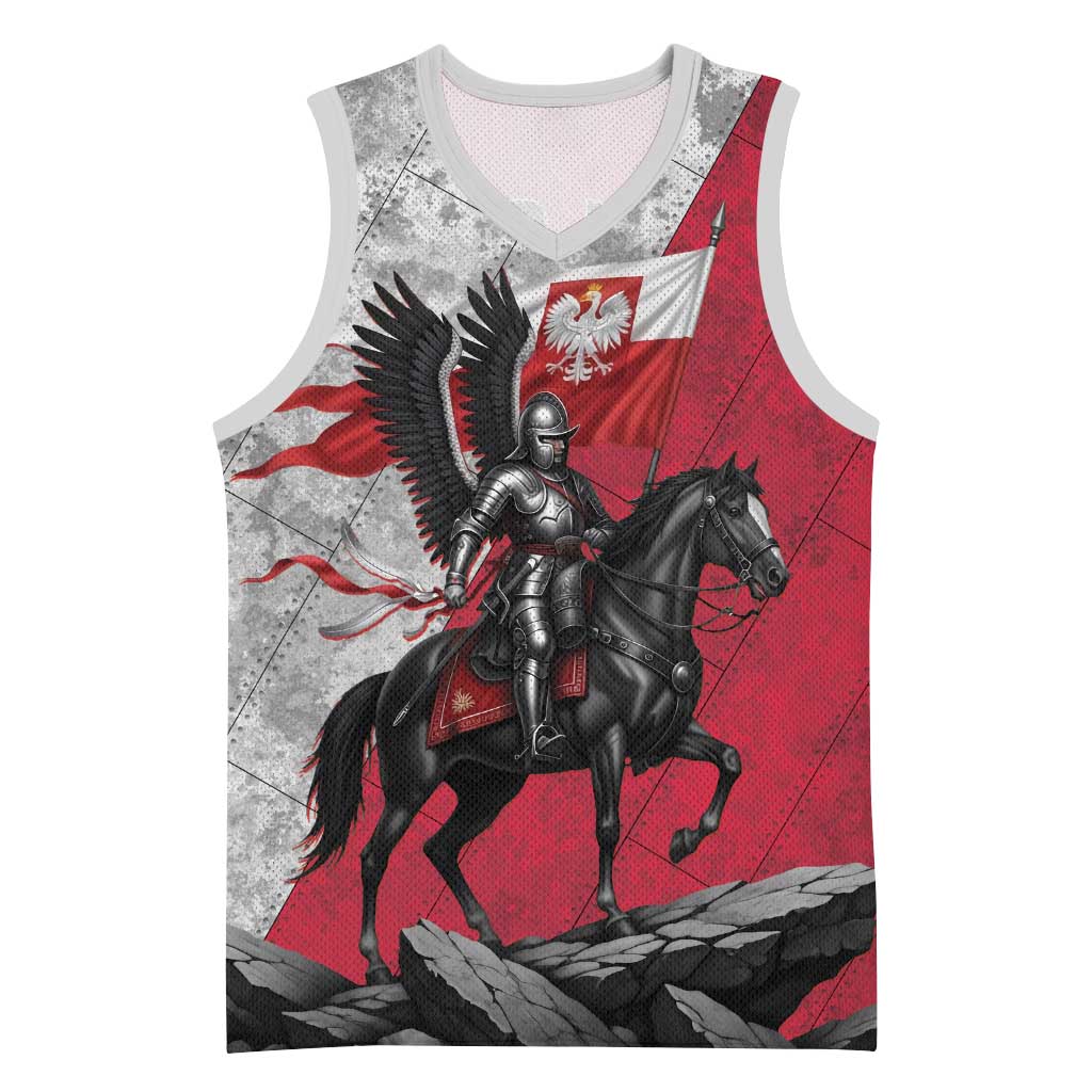 Poland Winged Hussar Warrior Basketball Jersey Polska Flag Armor Spirit