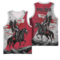 Poland Winged Hussar Warrior Basketball Jersey Polska Flag Armor Spirit