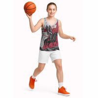 Poland Winged Hussar Warrior Basketball Jersey Polska Flag Armor Spirit