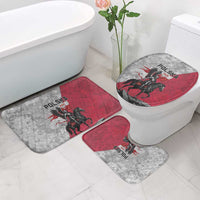 Poland Winged Hussar Warrior Bathroom Set Polska Flag Armor Spirit