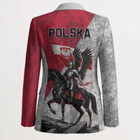 Poland Winged Hussar Warrior Blazer Polska Flag Armor Spirit