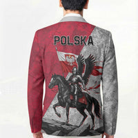Poland Winged Hussar Warrior Blazer Polska Flag Armor Spirit