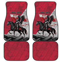 Poland Winged Hussar Warrior Car Mats Polska Flag Armor Spirit