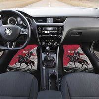 Poland Winged Hussar Warrior Car Mats Polska Flag Armor Spirit
