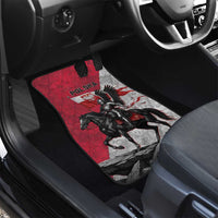 Poland Winged Hussar Warrior Car Mats Polska Flag Armor Spirit