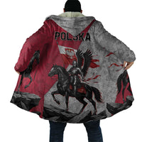 Poland Winged Hussar Warrior Cloak Polska Flag Armor Spirit