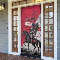 Poland Winged Hussar Warrior Door Cover Polska Flag Armor Spirit