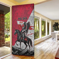 Poland Winged Hussar Warrior Door Cover Polska Flag Armor Spirit