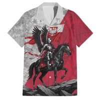 Poland Winged Hussar Warrior Family Matching Puletasi and Hawaiian Shirt Polska Flag Armor Spirit