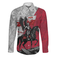 Poland Winged Hussar Warrior Family Matching Puletasi and Hawaiian Shirt Polska Flag Armor Spirit