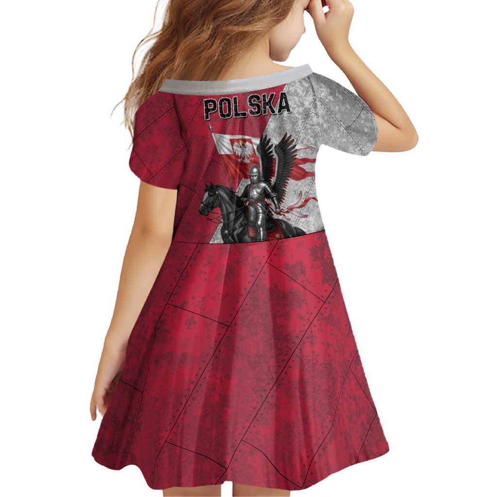 Poland Winged Hussar Warrior Family Matching Summer Maxi Dress and Hawaiian Shirt Polska Flag Armor Spirit