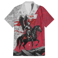 Poland Winged Hussar Warrior Hawaiian Shirt Polska Flag Armor Spirit