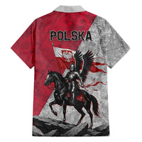 Poland Winged Hussar Warrior Hawaiian Shirt Polska Flag Armor Spirit