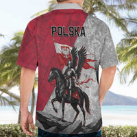 Poland Winged Hussar Warrior Hawaiian Shirt Polska Flag Armor Spirit