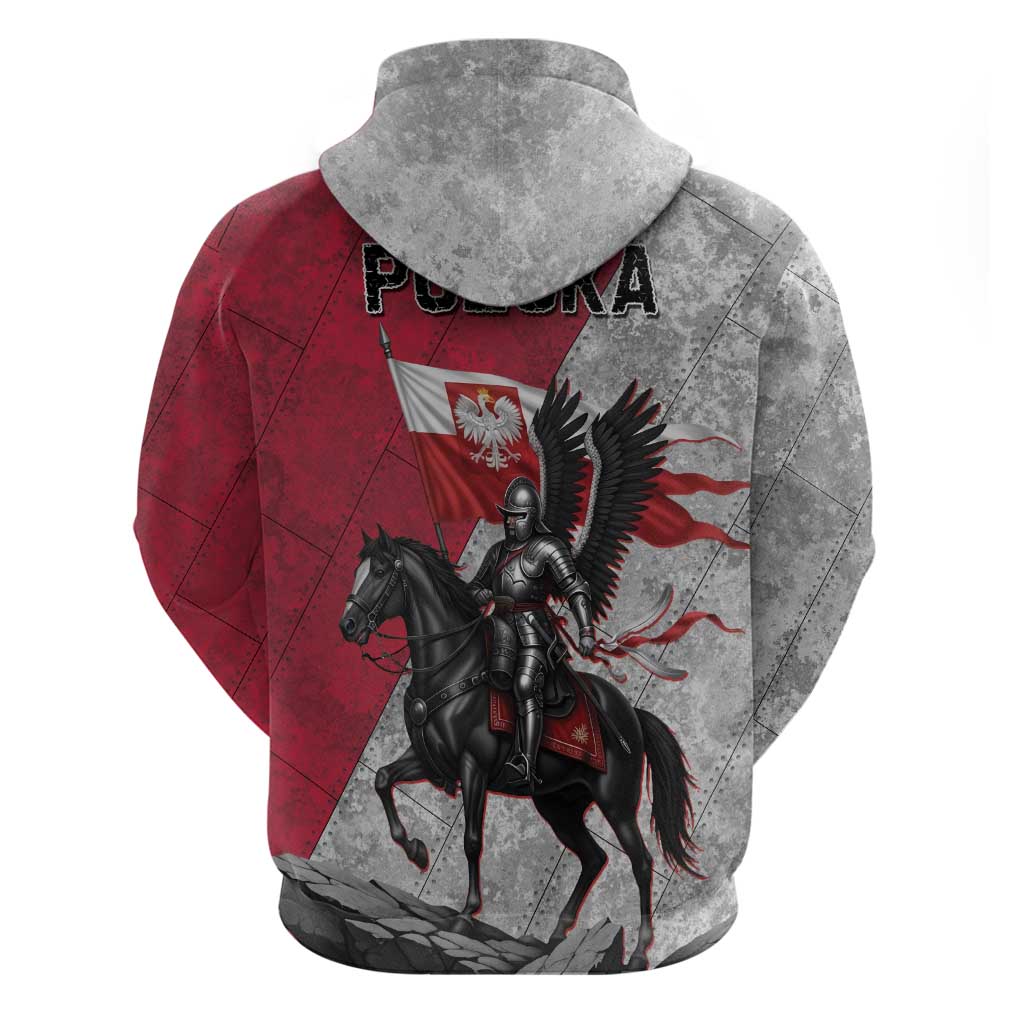 Poland Winged Hussar Warrior Hoodie Polska Flag Armor Spirit