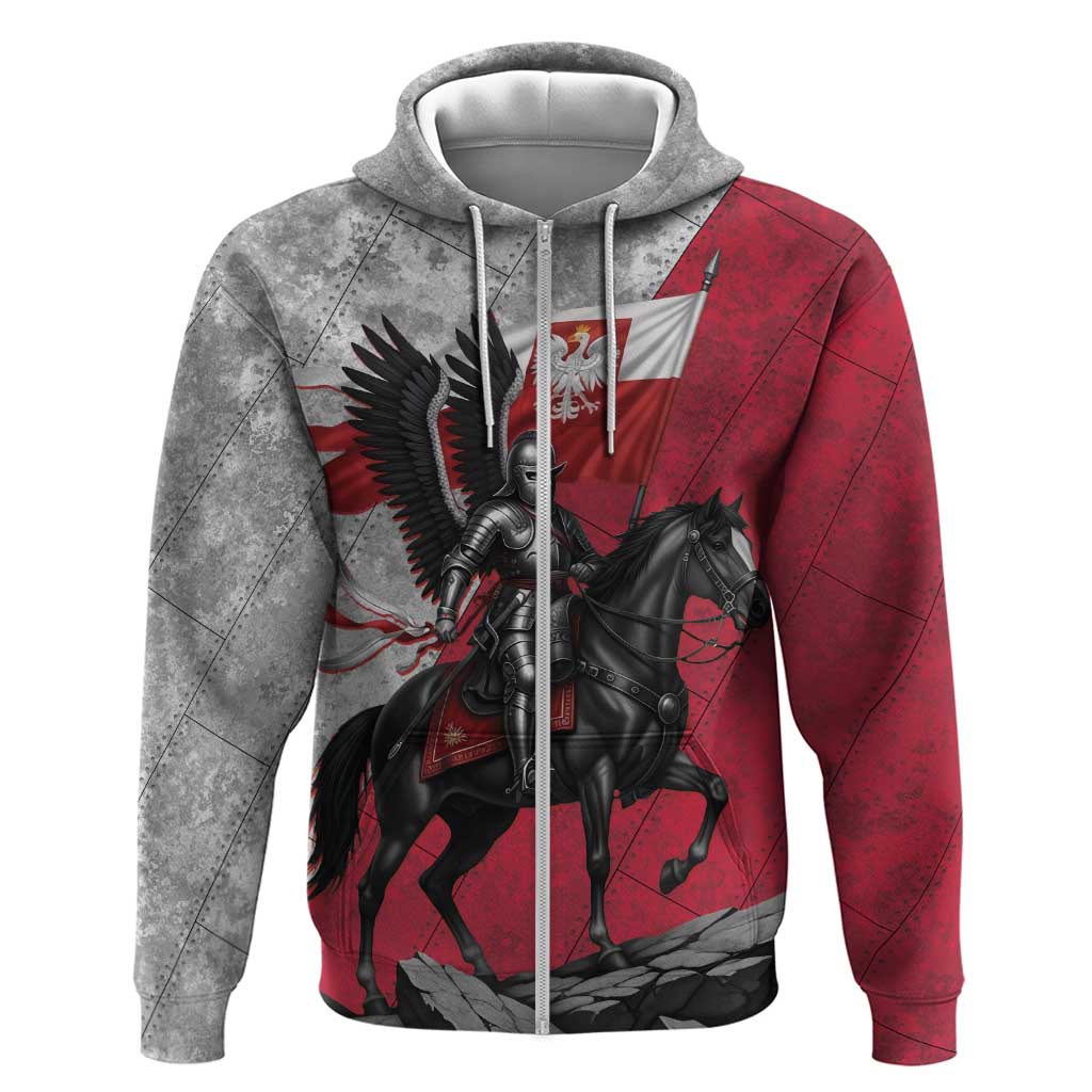 Poland Winged Hussar Warrior Hoodie Polska Flag Armor Spirit