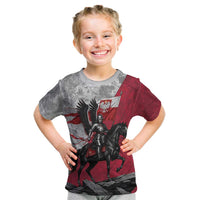Poland Winged Hussar Warrior Kid T Shirt Polska Flag Armor Spirit