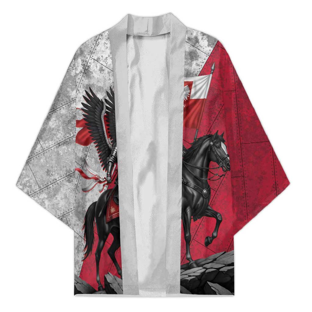 Poland Winged Hussar Warrior Kimono Polska Flag Armor Spirit
