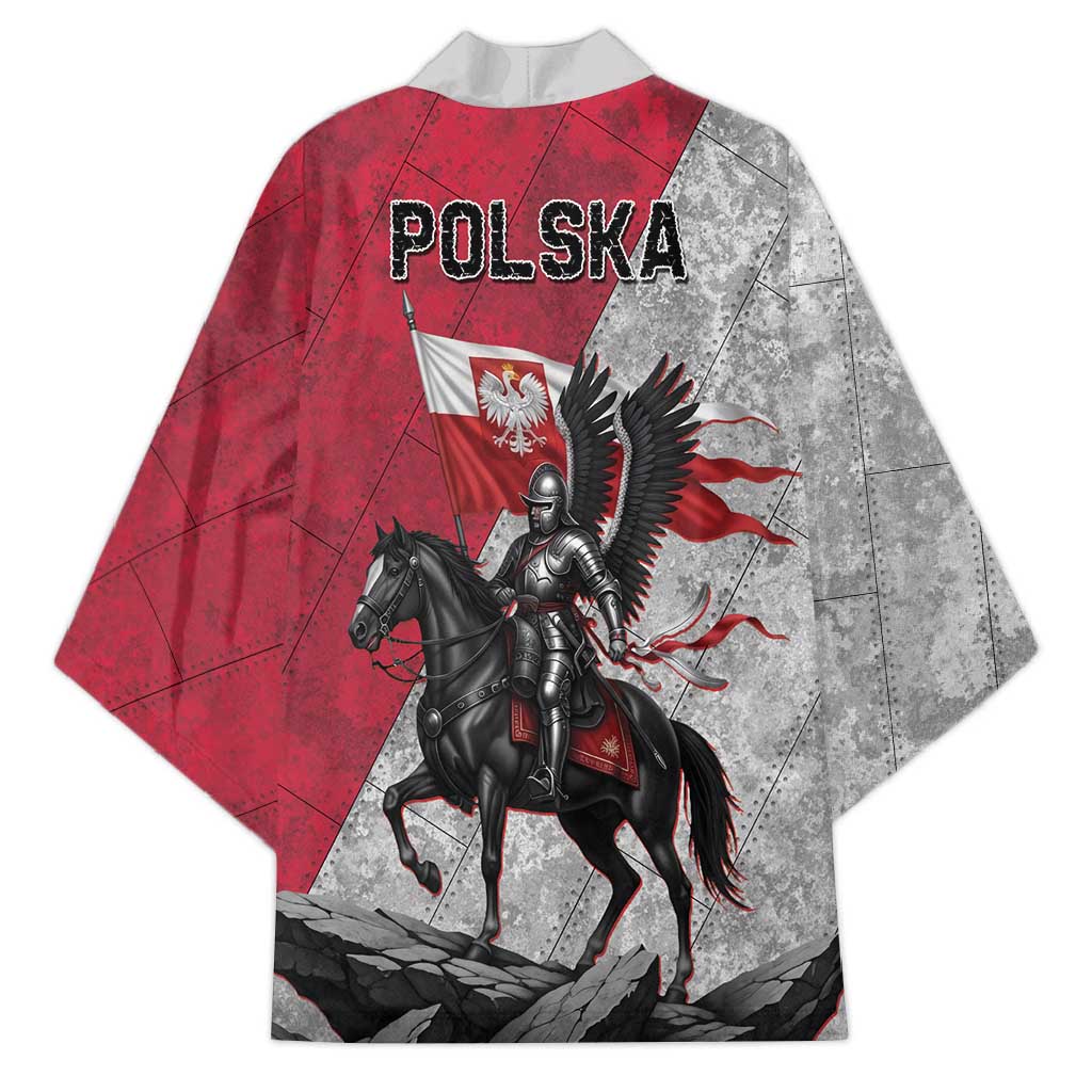 Poland Winged Hussar Warrior Kimono Polska Flag Armor Spirit