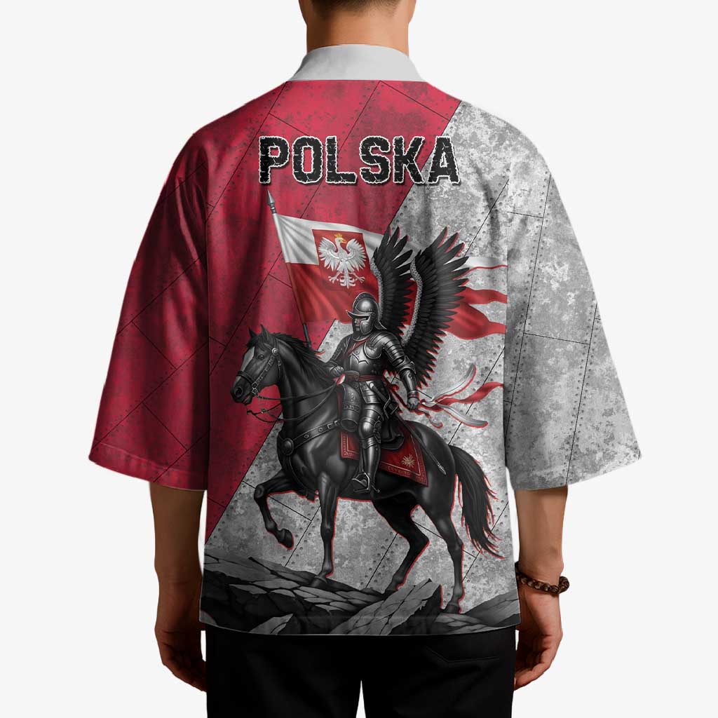 Poland Winged Hussar Warrior Kimono Polska Flag Armor Spirit