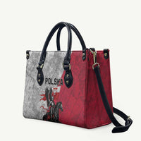 Poland Winged Hussar Warrior Leather Bag Polska Flag Armor Spirit