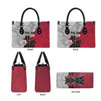 Poland Winged Hussar Warrior Leather Bag Polska Flag Armor Spirit