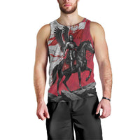 Poland Winged Hussar Warrior Men Tank Top Polska Flag Armor Spirit