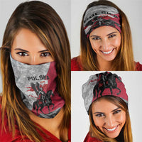 Poland Winged Hussar Warrior Neck Gaiter Polska Flag Armor Spirit