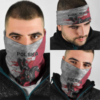 Poland Winged Hussar Warrior Neck Gaiter Polska Flag Armor Spirit