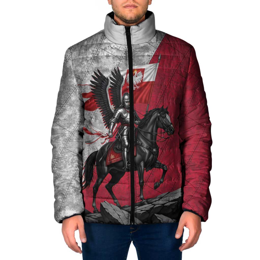 Poland Winged Hussar Warrior Padded Jacket Polska Flag Armor Spirit