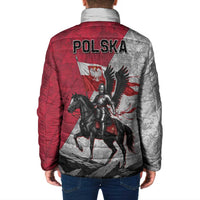 Poland Winged Hussar Warrior Padded Jacket Polska Flag Armor Spirit