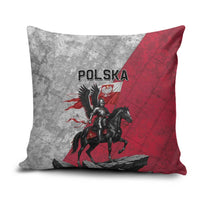 Poland Winged Hussar Warrior Pillow Cover Polska Flag Armor Spirit