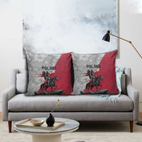 Poland Winged Hussar Warrior Pillow Cover Polska Flag Armor Spirit