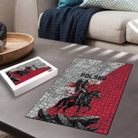 Poland Winged Hussar Warrior Puzzle Polska Flag Armor Spirit
