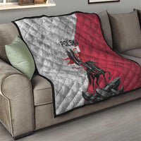 Poland Winged Hussar Warrior Quilt Polska Flag Armor Spirit