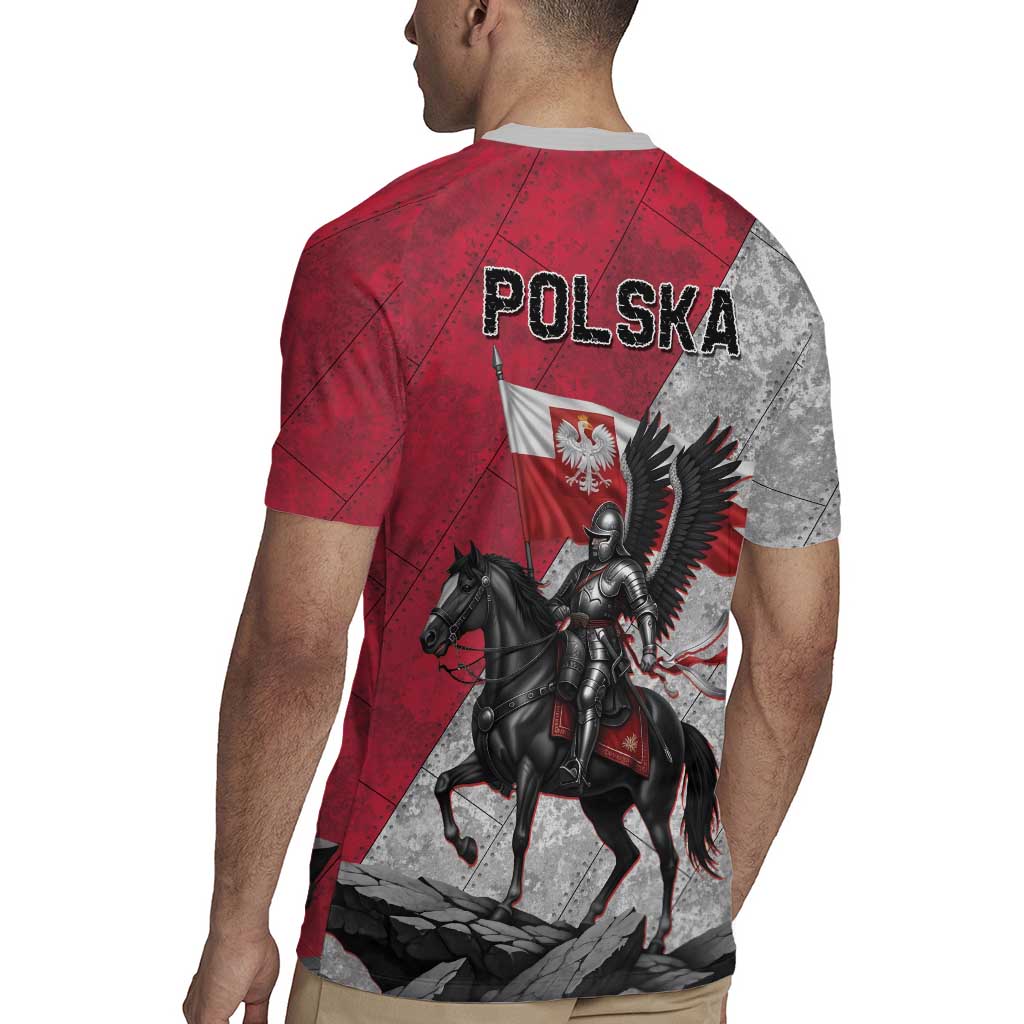 Poland Winged Hussar Warrior Rugby Jersey Polska Flag Armor Spirit