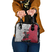 Poland Winged Hussar Warrior Shoulder Handbag Polska Flag Armor Spirit