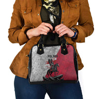 Poland Winged Hussar Warrior Shoulder Handbag Polska Flag Armor Spirit